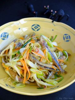 シャキッと☆きびなごのカレー南蛮漬け!-レシピのメイン写真