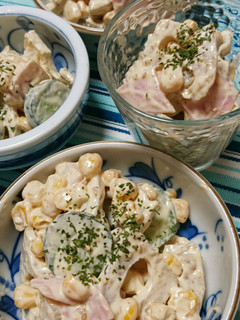 れんこんのハムコーンきゅうりマヨサラダ-レシピのメイン写真