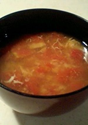 中国家庭の味＊トマトと卵のスープ-レシピのメイン写真