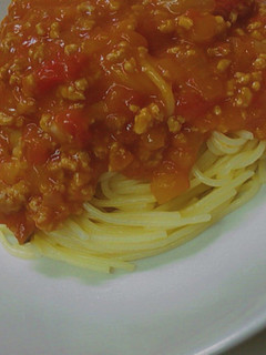 簡単ミートソーススパゲッティ-レシピのメイン写真