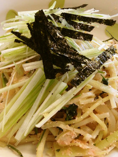 大根の皮でダイエット焼きそば☺︎-レシピのメイン写真
