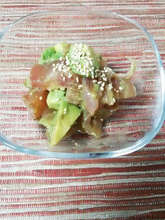 マグロとアボカドのわさびマヨ和え-レシピのメイン写真