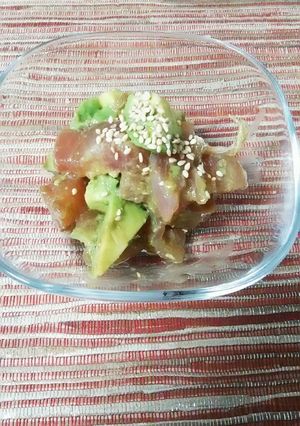マグロとアボカドのわさびマヨ和え-レシピのメイン写真