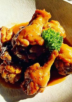 調味料２つ！ぷりぷり手羽元のうま煮！-レシピのメイン写真