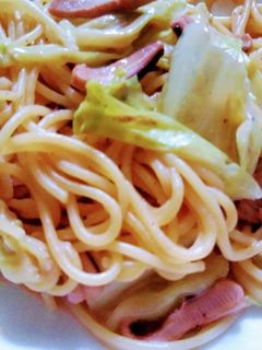 イカの塩辛とキャベツの豆乳パスタ-レシピのメイン写真