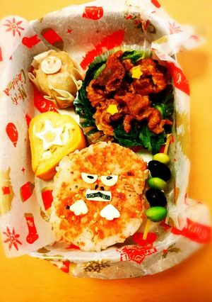 ウルトラマンキャラ弁ふりかけピグモン弁当-レシピのメイン写真