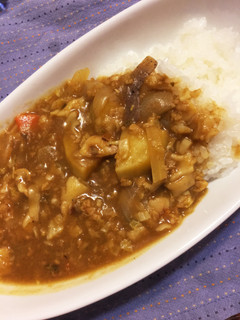 昨日のぎょうざがカレーに変身~!-レシピのメイン写真