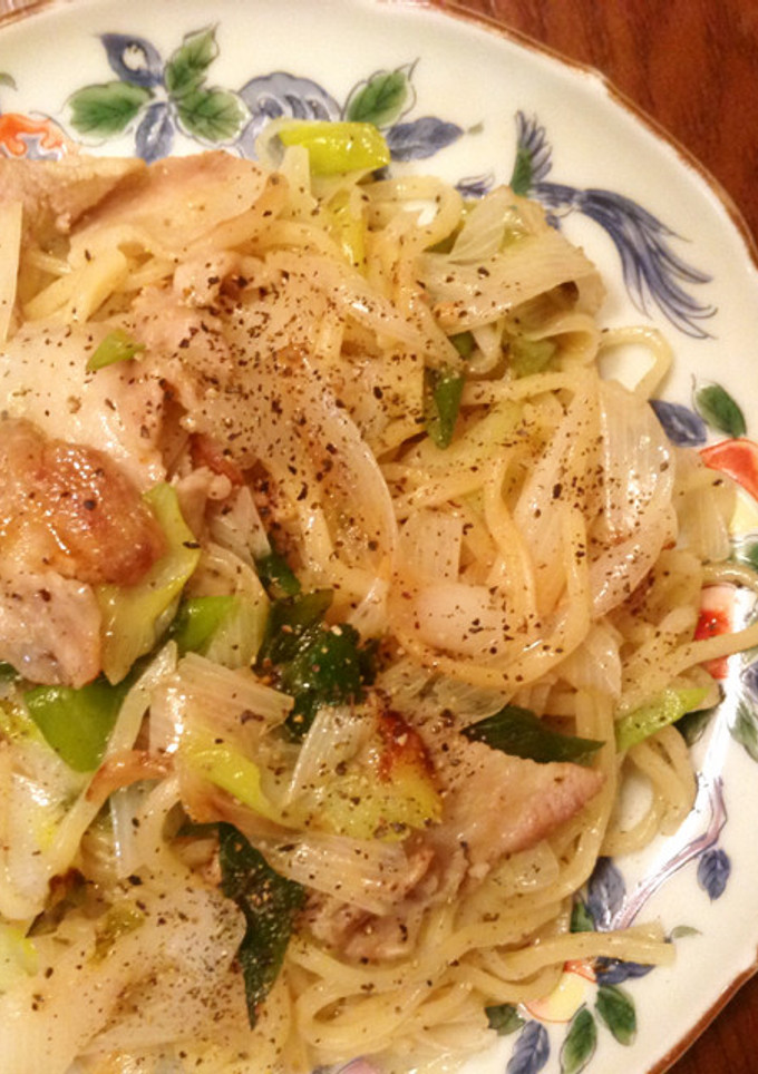 ネギたっぷり☆塩焼きそば-レシピのメイン写真