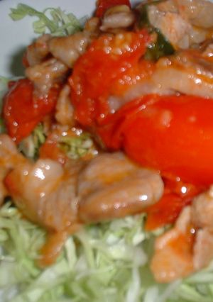 豚肉とミニトマトのイタリアン炒め-レシピのメイン写真