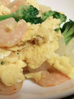 冷凍庫にある物で!エビと大根のトロ卵炒め-レシピのメイン写真