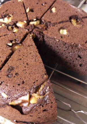糖質制限！炊飯器で大豆粉ココアケーキ-レシピのメイン写真
