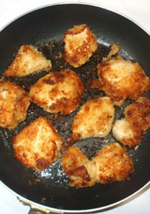 鶏むね肉のパン粉焼き♪簡単柔らかい-レシピのメイン写真