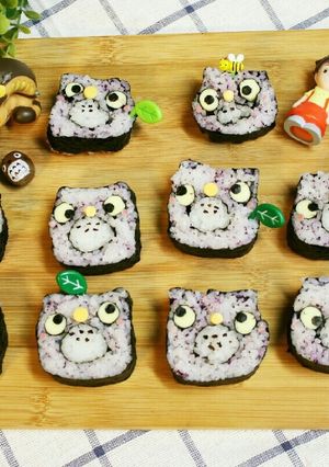 これなら簡単！可愛いトトロ海苔巻き♪-レシピのメイン写真