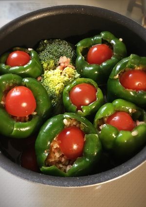ビベルドルマ★ピーマンの米詰め-レシピのメイン写真