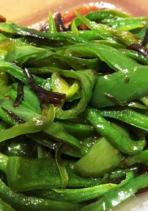 簡単＊材料少＊レンジでピーマンの塩昆布-レシピのメイン写真