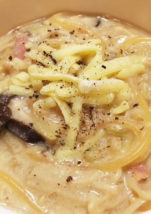 簡単＊ワンポット＊クリームスープパスタ-レシピのメイン写真