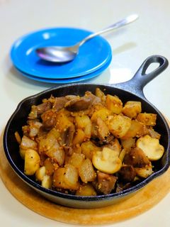 砂肝とじゃがいもの炒め物-レシピのメイン写真