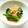 茹でないほうれん草のお浸し