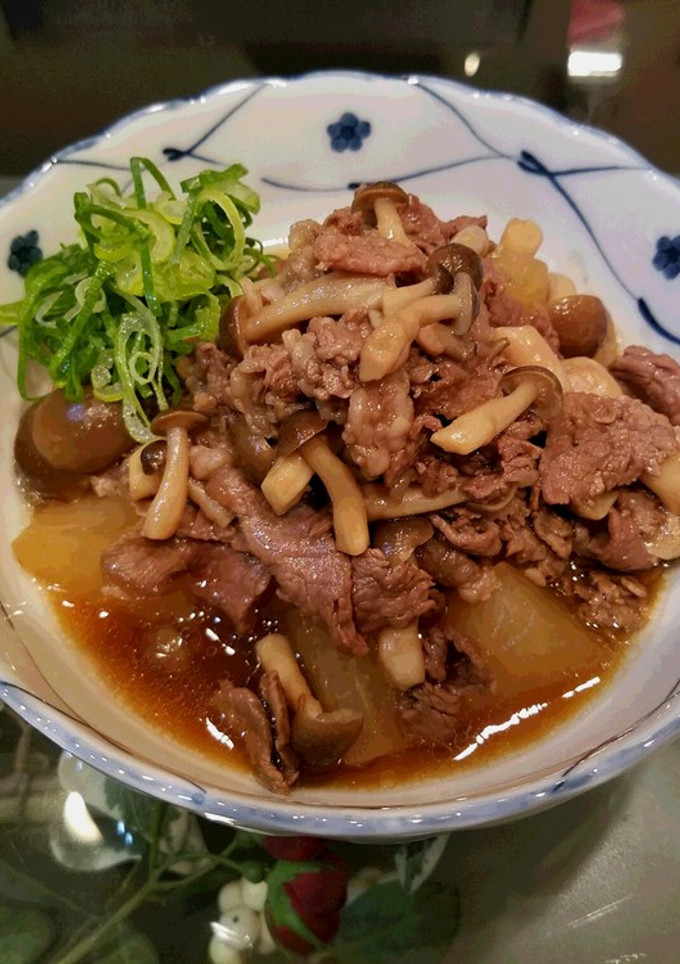 美味しい！大根と牛肉の煮物-レシピのメイン写真