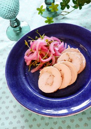 簡単！茅乃舎野菜だしde鶏ハム♪-レシピのメイン写真