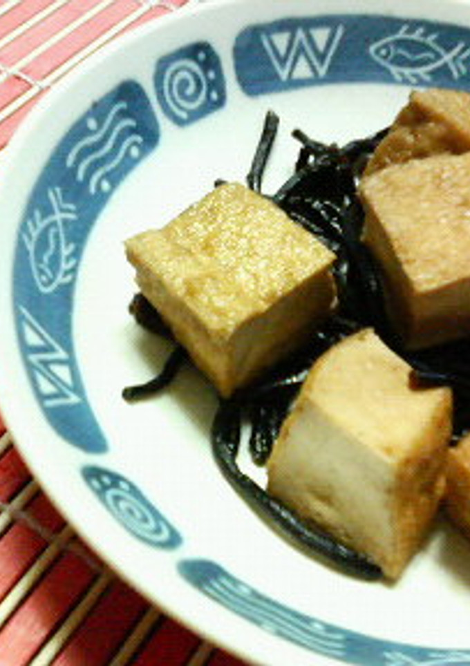 ◇食物繊維代表◇ひじきと♡厚揚げの煮物♡-レシピのメイン写真