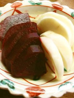 ビーツの糠漬け (万能酵母液入り)-レシピのメイン写真