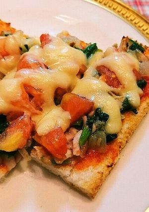 完了食 具だくさんピザトースト-レシピのメイン写真