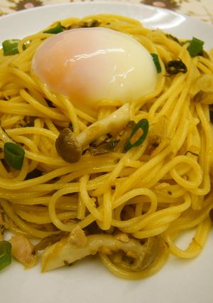 ツナと高菜のパスタ-レシピのメイン写真