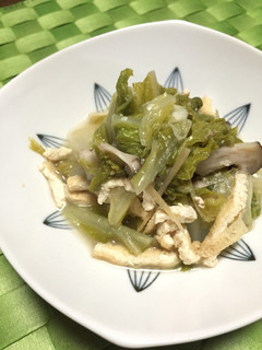 いつものおかず☆おあげと白菜の旨煮-レシピのメイン写真