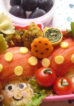秋のお弁当☆どんぐり（キャラおかず）-レシピのメイン写真