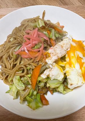 絶品✨ひらめきから生まれた奇跡の焼きそば-レシピのメイン写真
