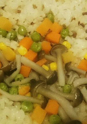 旨味たっぷり(^^)/煮物汁炊き込みご飯-レシピのメイン写真