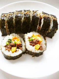 キンパ(キムパブ) 韓国風海苔巻-レシピのメイン写真