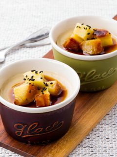 焼き芋リメイク!濃厚さつまいもプリン-レシピのメイン写真