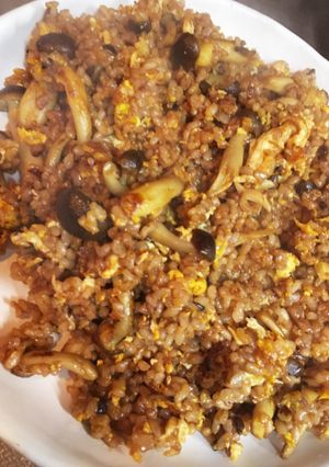 玄米カレー焼飯(^o^)-レシピのメイン写真