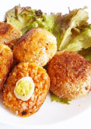 うずら玉子入りライスコロッケ-レシピのメイン写真