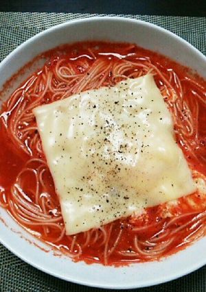 トマト麺(にゅうめん)-レシピのメイン写真