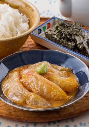 漬け真鯛のごまだれ和え〆は鯛茶漬け☆-レシピのメイン写真