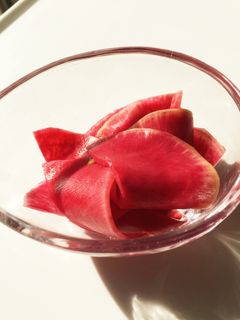 紅芯大根の簡単甘酢漬け-レシピのメイン写真