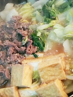 白菜と厚揚げのコストコプルコギすき焼き風-レシピのメイン写真