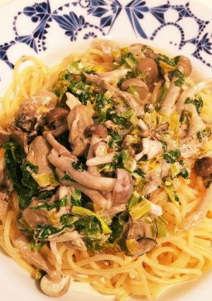 牡蠣ときのこのクリームパスタ-レシピのメイン写真