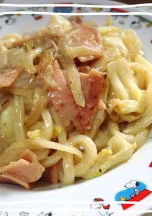 簡単豆乳味噌クリームうどん♩-レシピのメイン写真