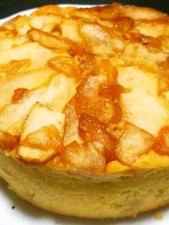 中までしっとり♪簡単リンゴのケーキ-レシピのメイン写真
