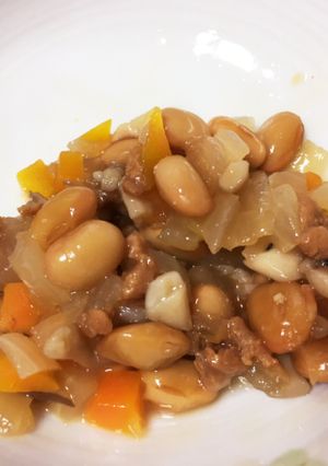 根菜と納豆の洋風煮込み〜離乳食完了期-レシピのメイン写真