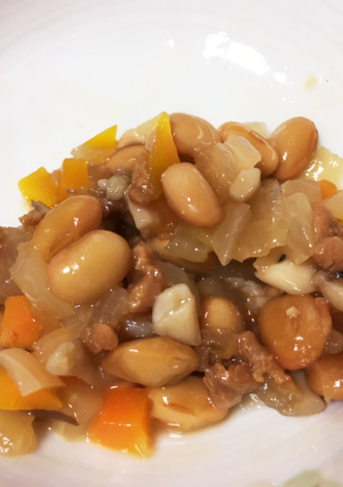 根菜と納豆の洋風煮込み〜離乳食完了期-レシピのメイン写真