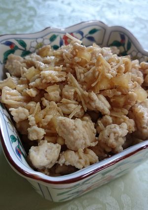 【リメイク】はちみつ大根の鶏そぼろ-レシピのメイン写真