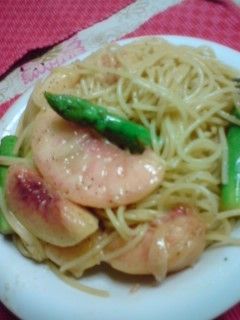 ★桃の冷製パスタ-レシピのメイン写真