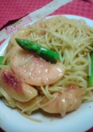 ★桃の冷製パスタ-レシピのメイン写真
