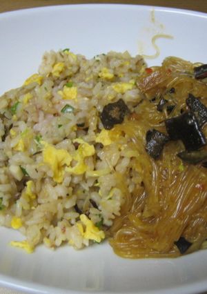 麻婆春雨チャーハン-レシピのメイン写真