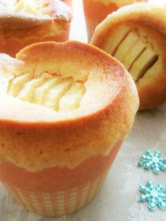 HMで簡単♡りんごジャムカップケーキ-レシピのメイン写真